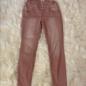 Pink High waisted Jeggings